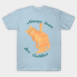 Always Down for Cuddles T-Shirt